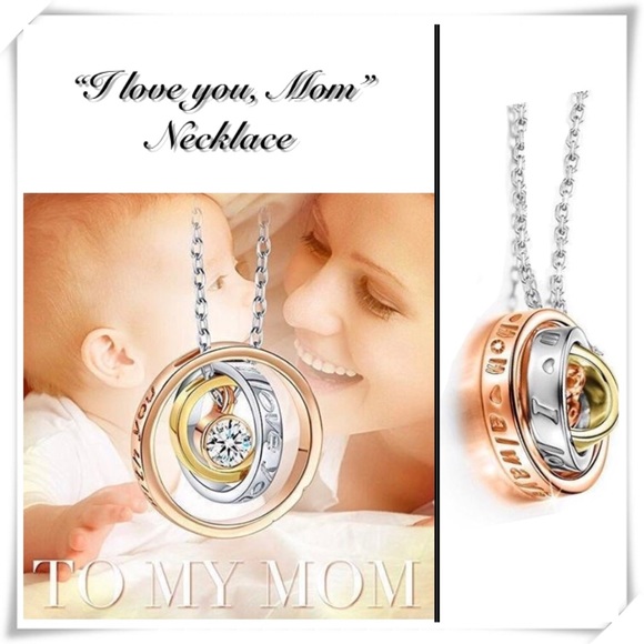 Boutique Jewelry - Mom,💕”I Love you,” Necklace